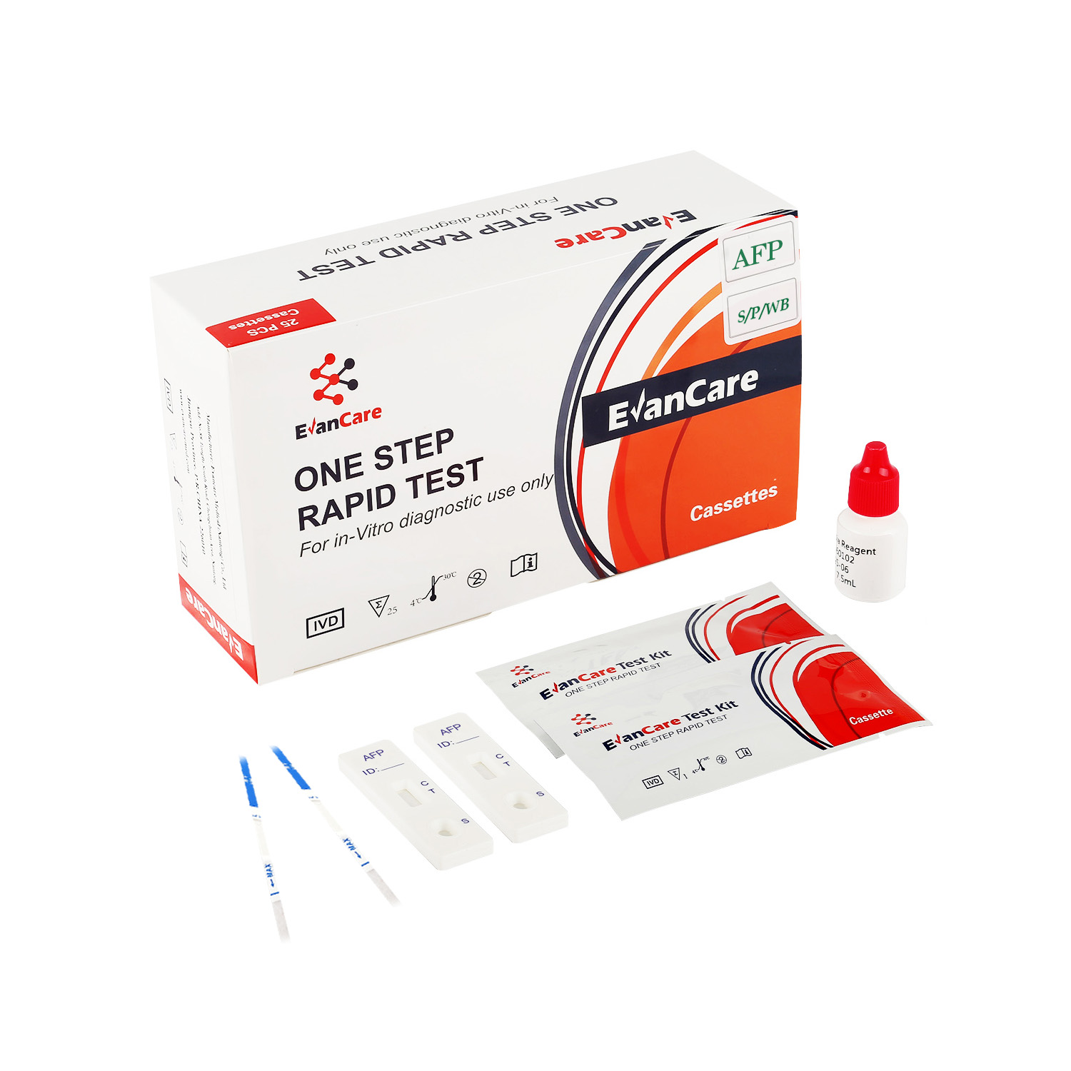 Bandelette / cassette de détection rapide AFP alpha - foetoprotéine （WB/S/P）