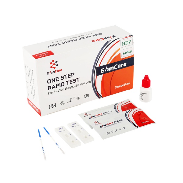 Bandelette / cassette de test rapide IGM / IgG pour le virus de l'hépatite E (WB/S/P)