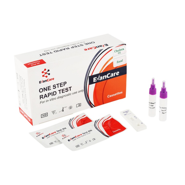 Boîte de détection rapide vibrato cholera O1 (selles)