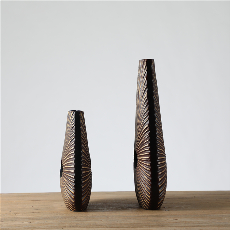 New Product Graceful Nordic Decoration Resin Big Vase For Home Decor