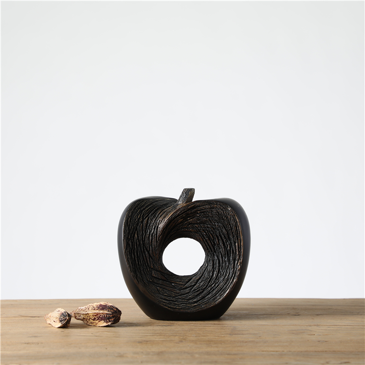 Morden Resin Ornaments Polyresin Souvenir Apple Art Craft Home Decor