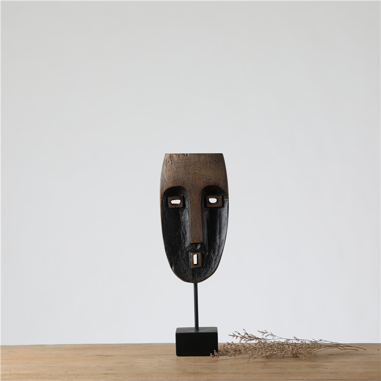 Amusing New Fashion Resin Artificial face sculpture resin faces craft gift