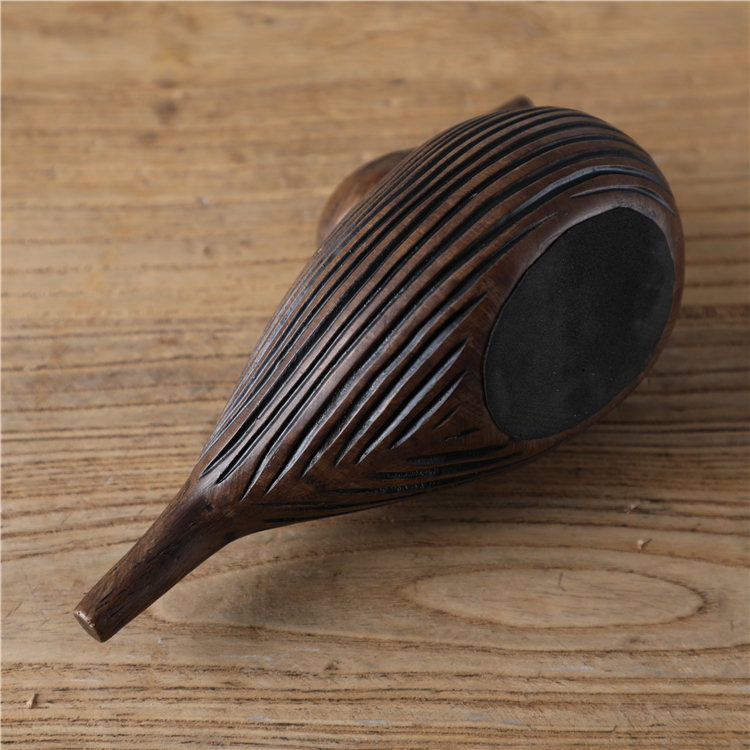 Desktop Ornament Abstract Woodpecker Shape Small Resin Bird Figurine