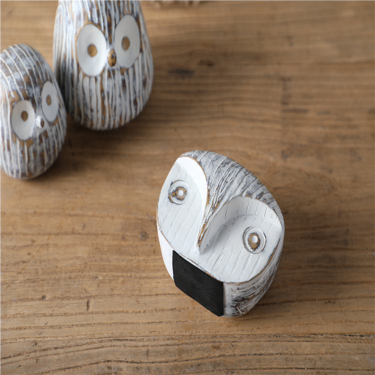 Home Decor Sculpture Pleasant Night Owl Artificial Resin Craft Decoration