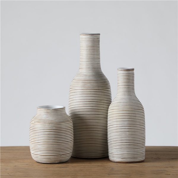 European style round small flower vases desktop decor flower vase for home decor