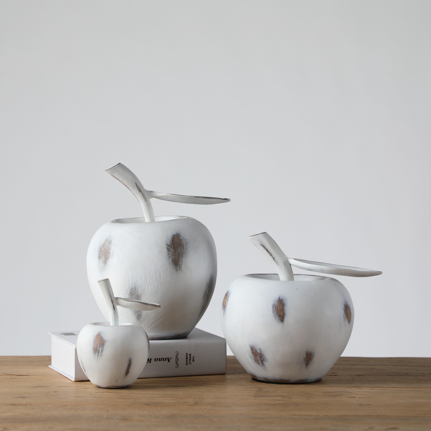 Nordic Simple Polyresin Fruit Apple Home Decor Luxury Vintage Lucky Craft