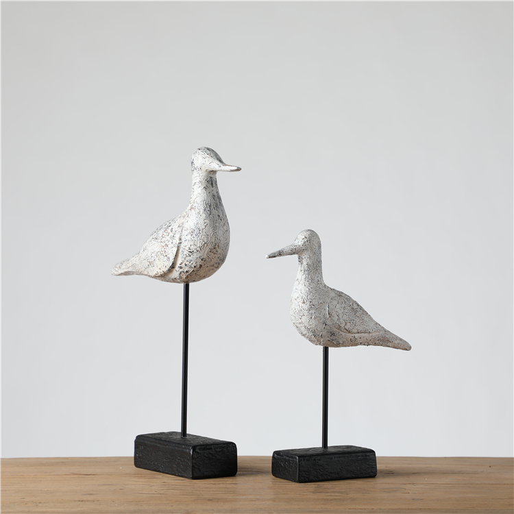 High quality table decor cute animal shape resin craft for wedding gift