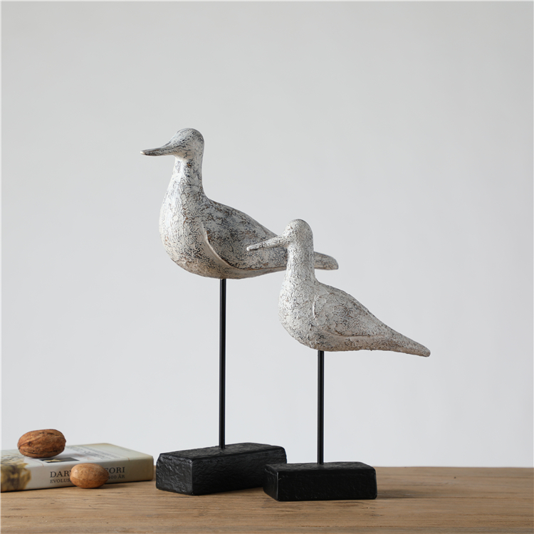 High quality table decor cute animal shape resin craft for wedding gift
