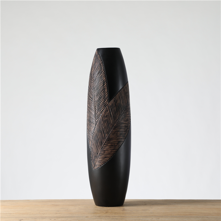 Large Tall Floor Standing Polyresin Nordic Home Flower Vase Decoration