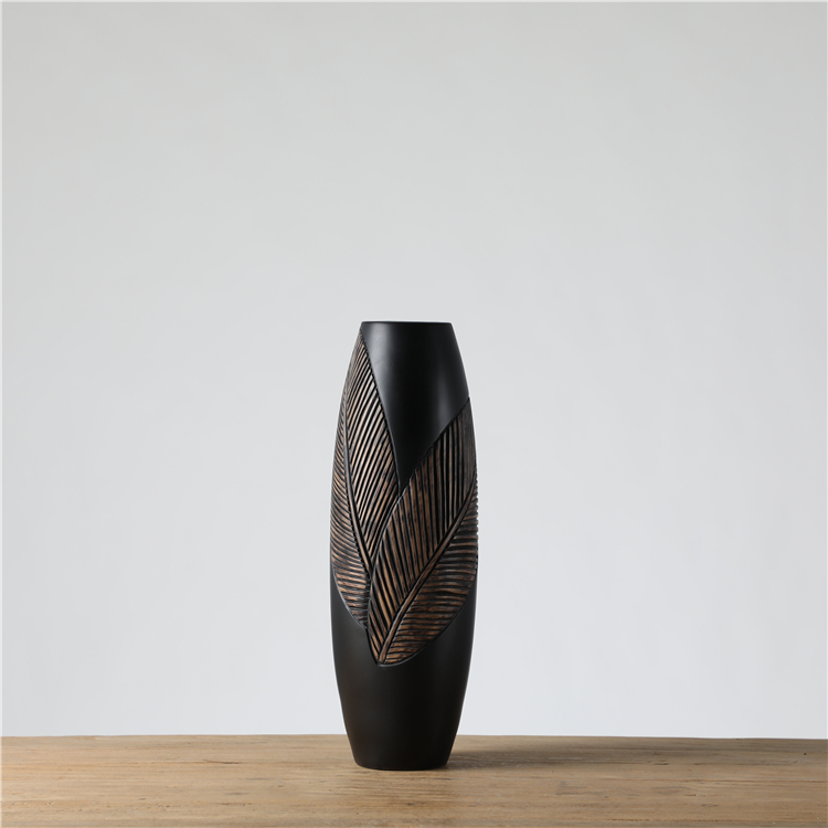 Large Tall Floor Standing Polyresin Nordic Home Flower Vase Decoration