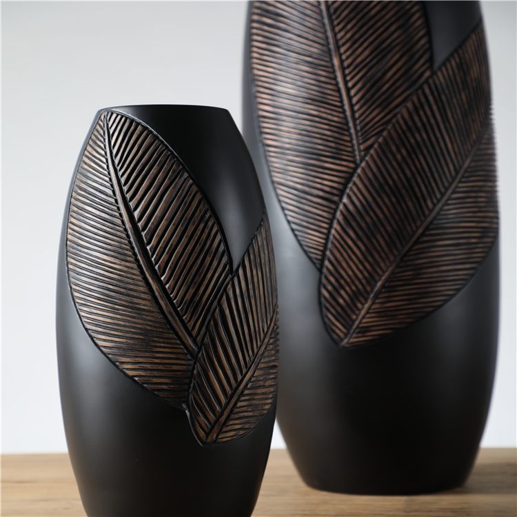 Large Tall Floor Standing Polyresin Nordic Home Flower Vase Decoration