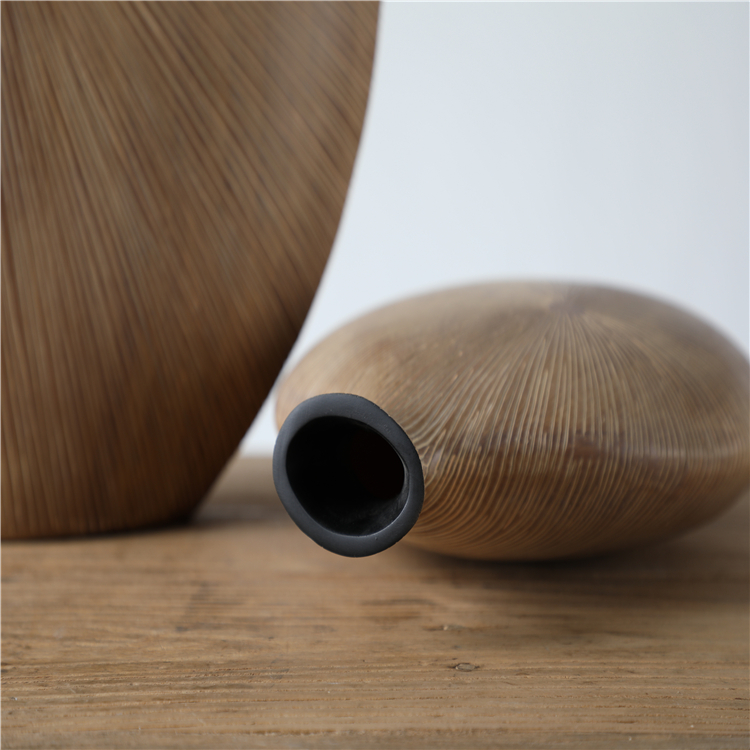 European elegant handmade art resin vase ornaments home decorative custom logo flower vases for wedding centerpieces
