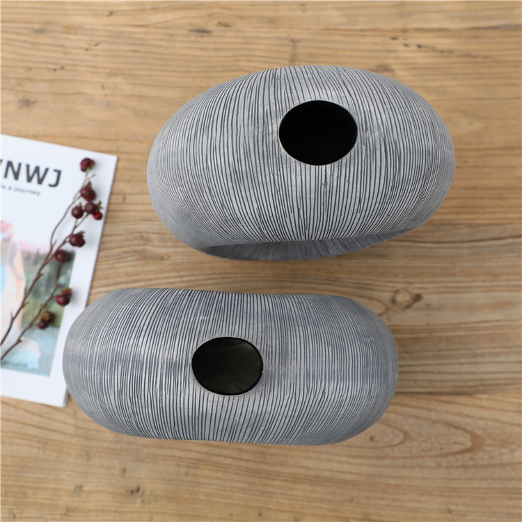 New Design Art Vase Nordic Special Shapes Resin Flower Vase Home Decor Tabletop Vase