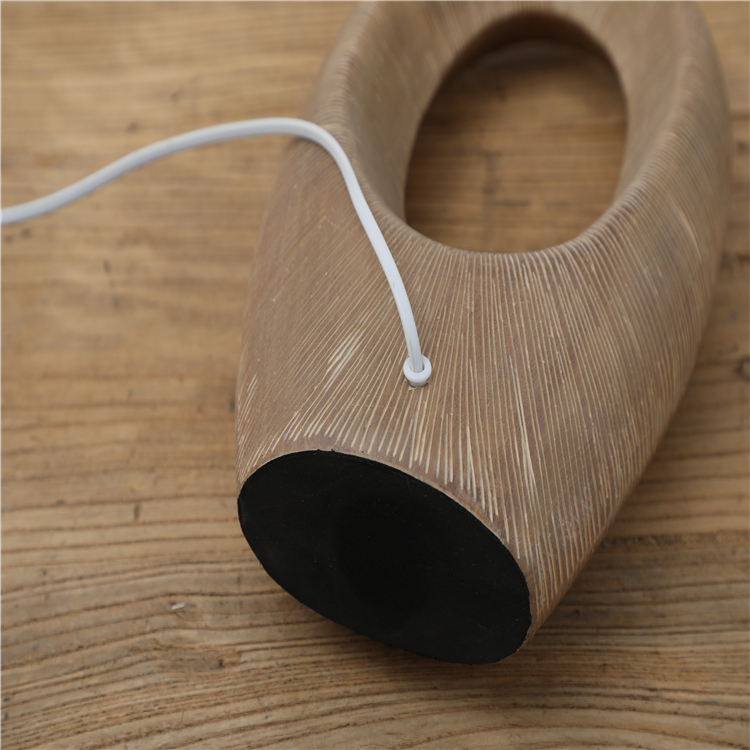 Wholesale home decor modern luxury unique bedroom light fixture resin table bedside lamp