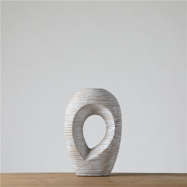 Wholesale Carved decorative table top Decoration Vase By Art Design