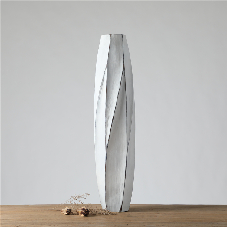 Nordic Style Resin Tall Designer Retro Home Decorative Vase