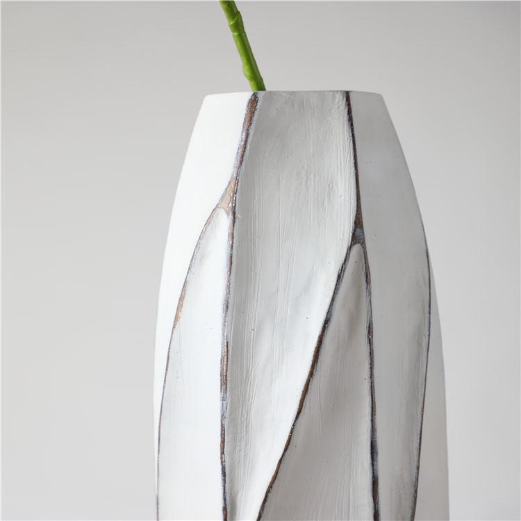 Nordic Style Resin Tall Designer Retro Home Decorative Vase