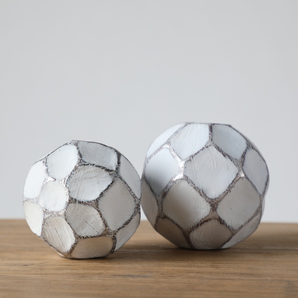 Elegant Home Decor Craft Balls And Tray Homemade Ornaments For Living Room