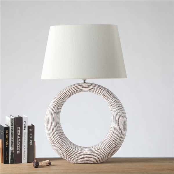 Living Room Home Decoration Resin Modern Bedside Table Lamps For Bedroom