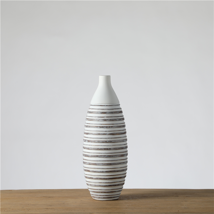 Nordic Decoration Vase Handmade Home Decor Flower Arrangement Vase White Flower Vase