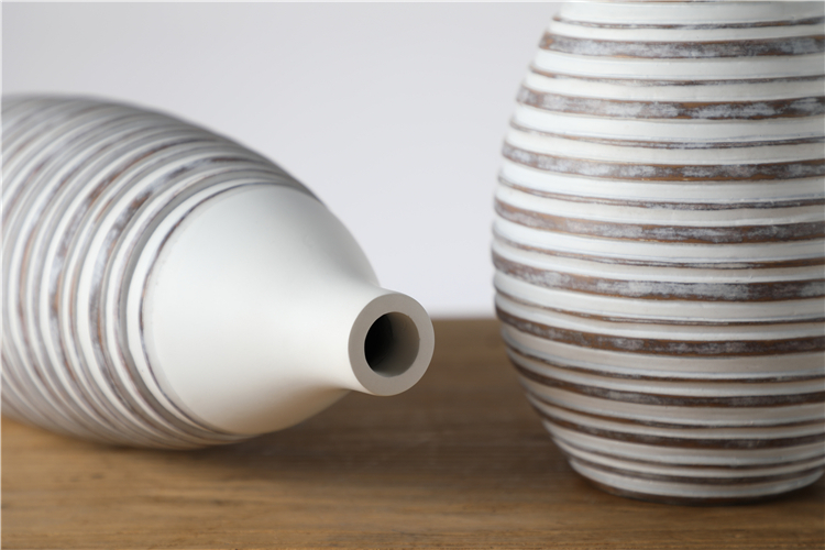 Nordic Decoration Vase Handmade Home Decor Flower Arrangement Vase White Flower Vase