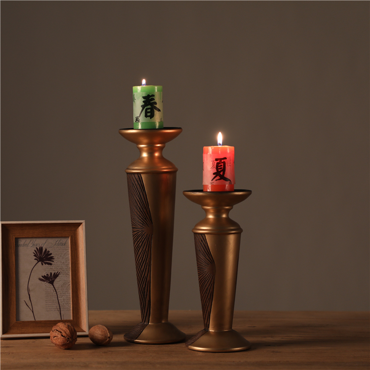 Custom Designs Wnique Home Resin Table Stand Candlestick Decoration