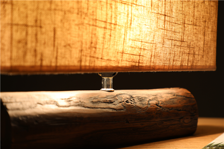 China Supplier Electric LED Warm Light Vintage Table Lamp Shade For Bedroom