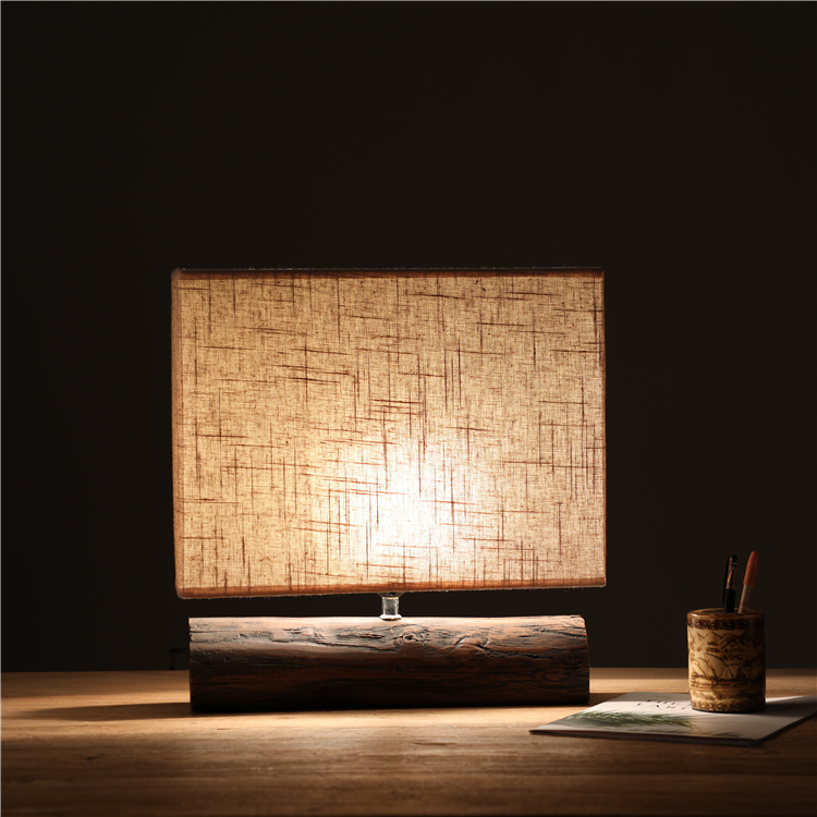 China Supplier Electric LED Warm Light Vintage Table Lamp Shade For Bedroom