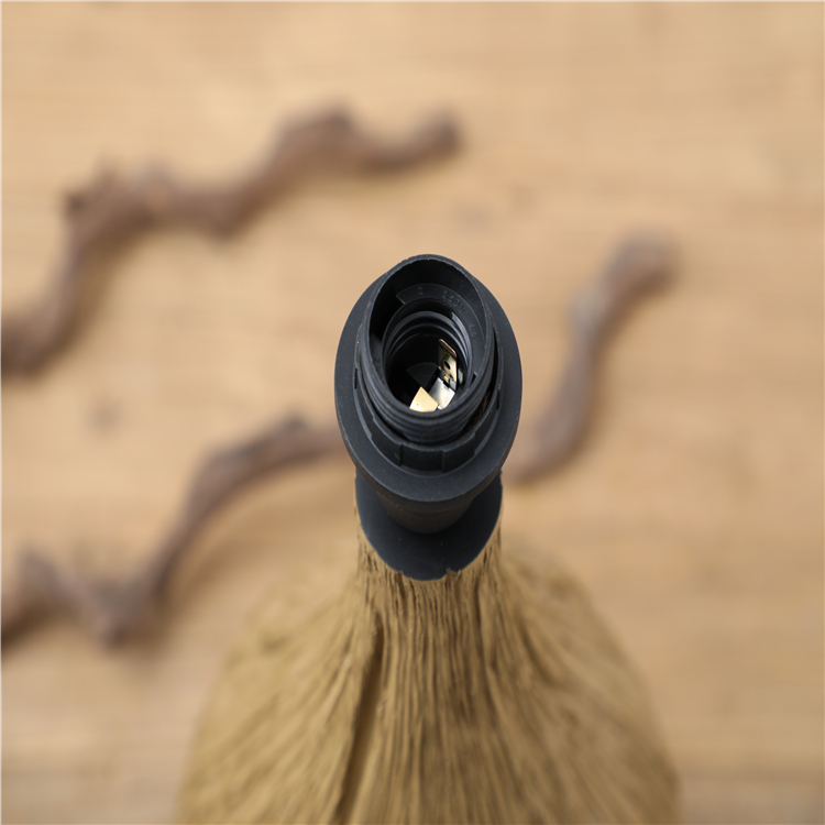 Factory elegant home goods desk light luxury textured table resin vase lamp for bedroom