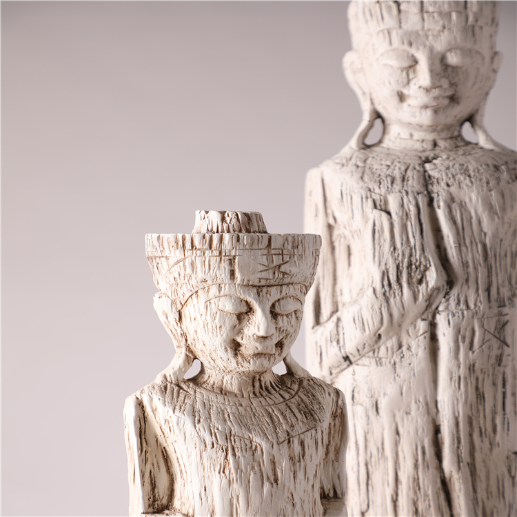 Hot Sale Nordic Trendy Home Decor Crafts Statue Figure Black Resin For Home Decoration