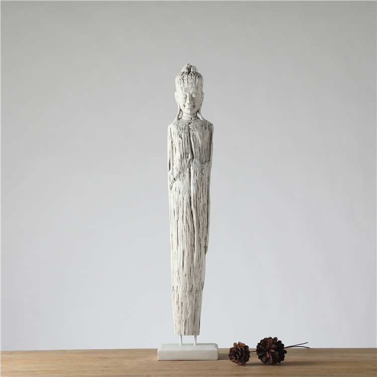 Hot Sale Nordic Trendy Home Decor Crafts Statue Figure Black Resin For Home Decoration