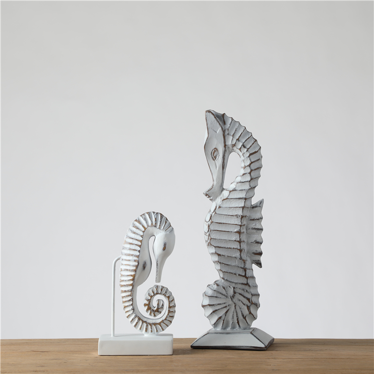Creative European Polyresin Animal Art Hippocampi Wholesale Home Decor