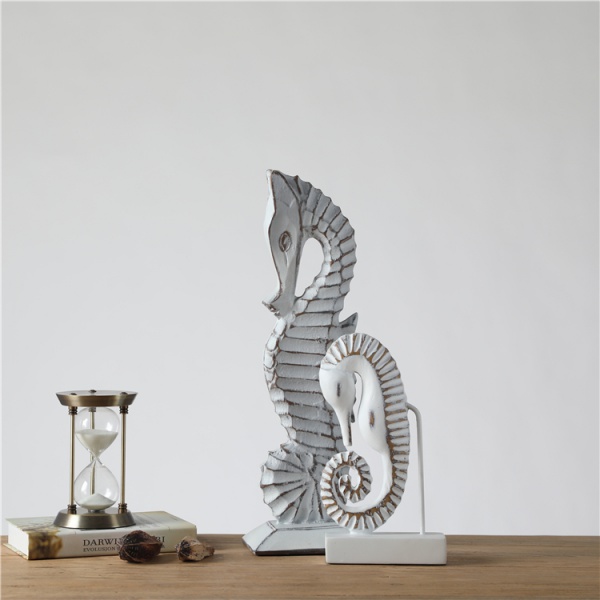 Creative European Polyresin Animal Art Hippocampi Wholesale Home Decor