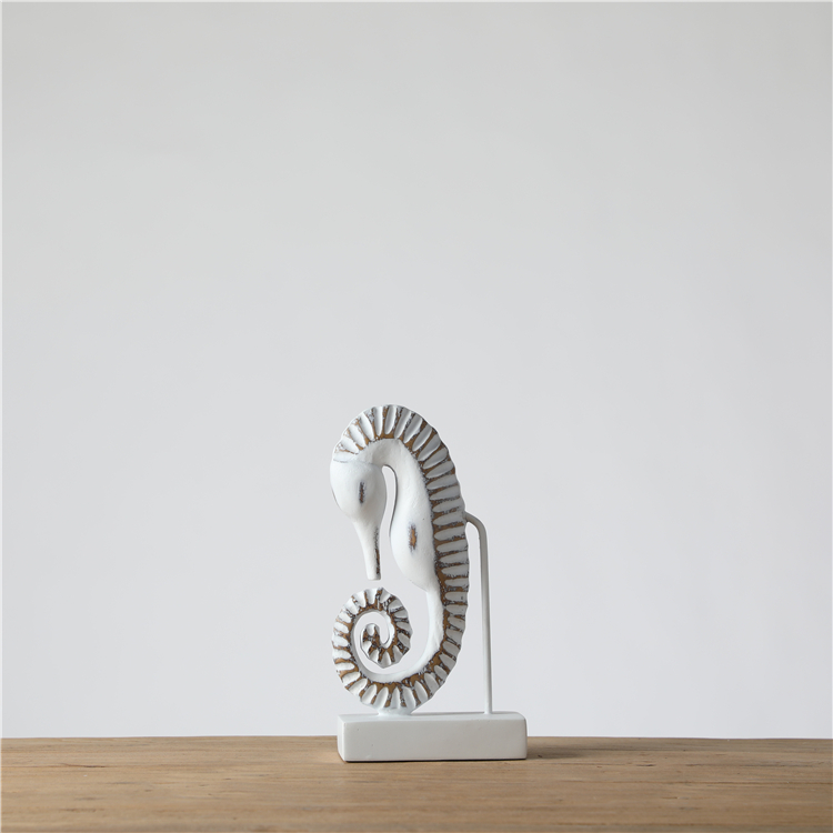 Creative European Polyresin Animal Art Hippocampi Wholesale Home Decor