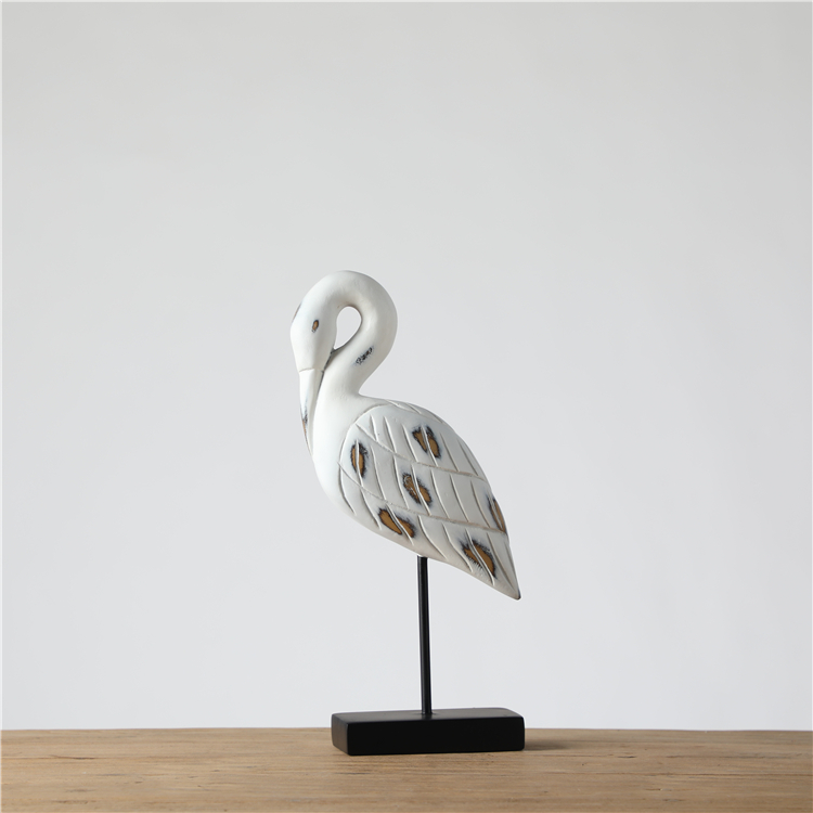 New Wholesale Polyresin Visual Animal Decoration Bird Home Decor Nordic