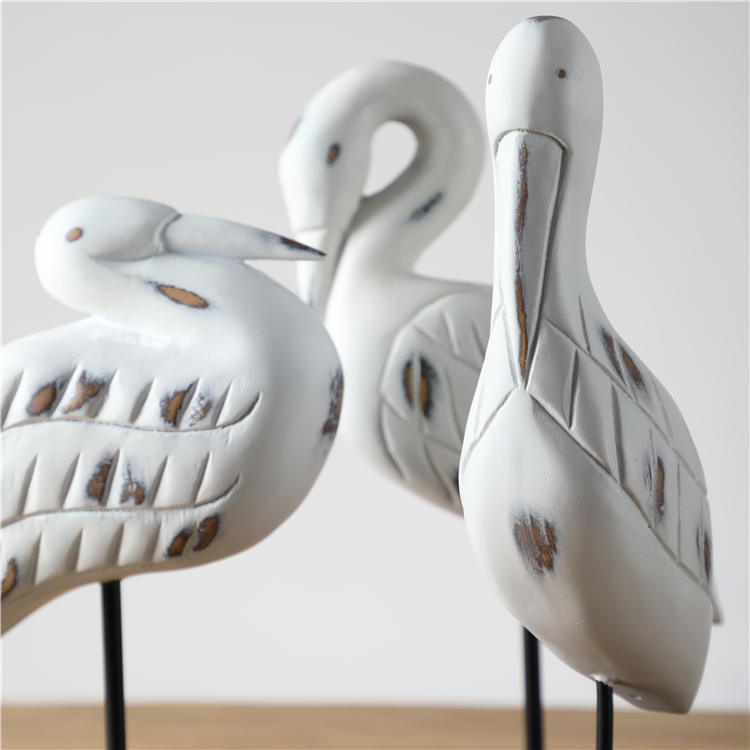 New Wholesale Polyresin Visual Animal Decoration Bird Home Decor Nordic