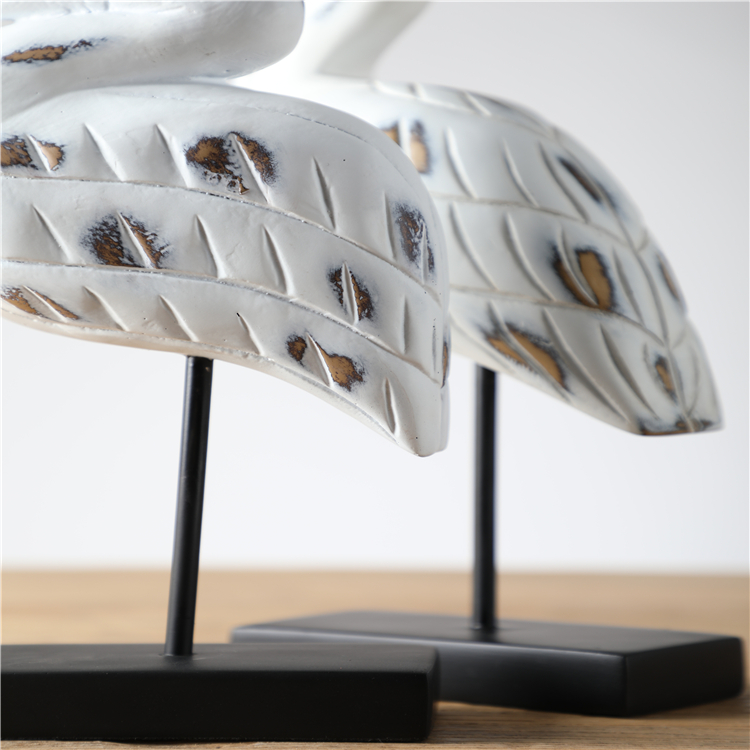 New Wholesale Polyresin Visual Animal Decoration Bird Home Decor Nordic
