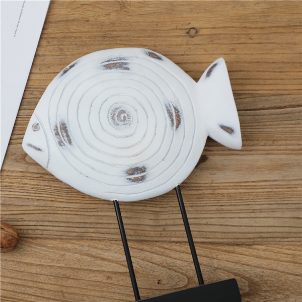 Nordic Style Luxury Elegant Retro Home fish Resin Decoration Craft