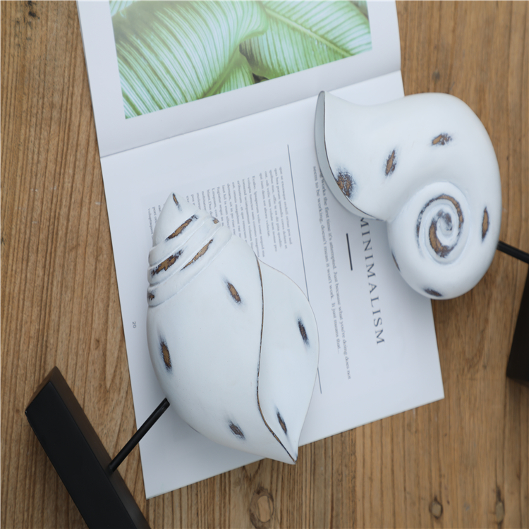 Nordic Style Ornament Shell Sculpture Home Decoration Shell Statue