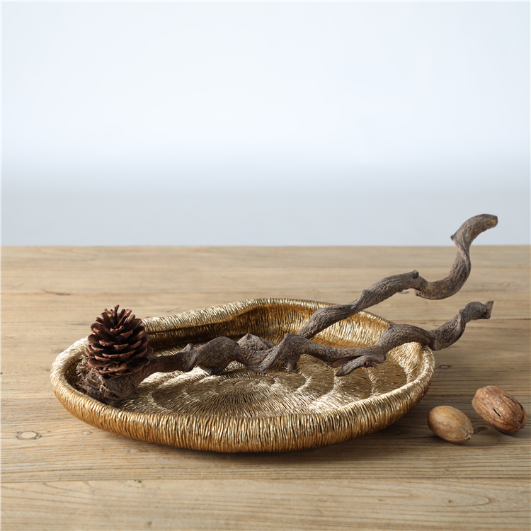 Home Decoration Accessories Newest China Indoor Decor Wholesale Plate Tray