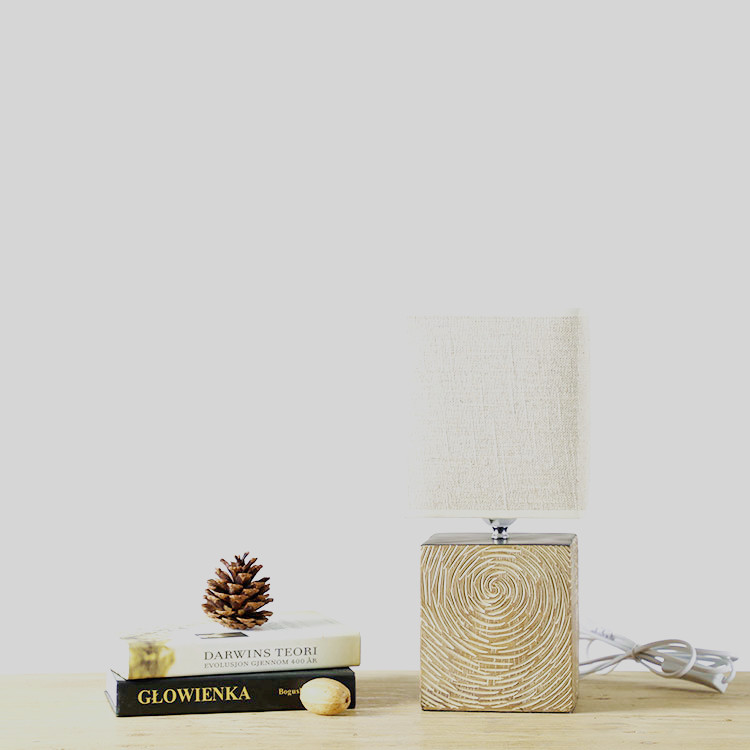 Nordic style bedside reading home decor resin lamp polyresin table lamps for living room