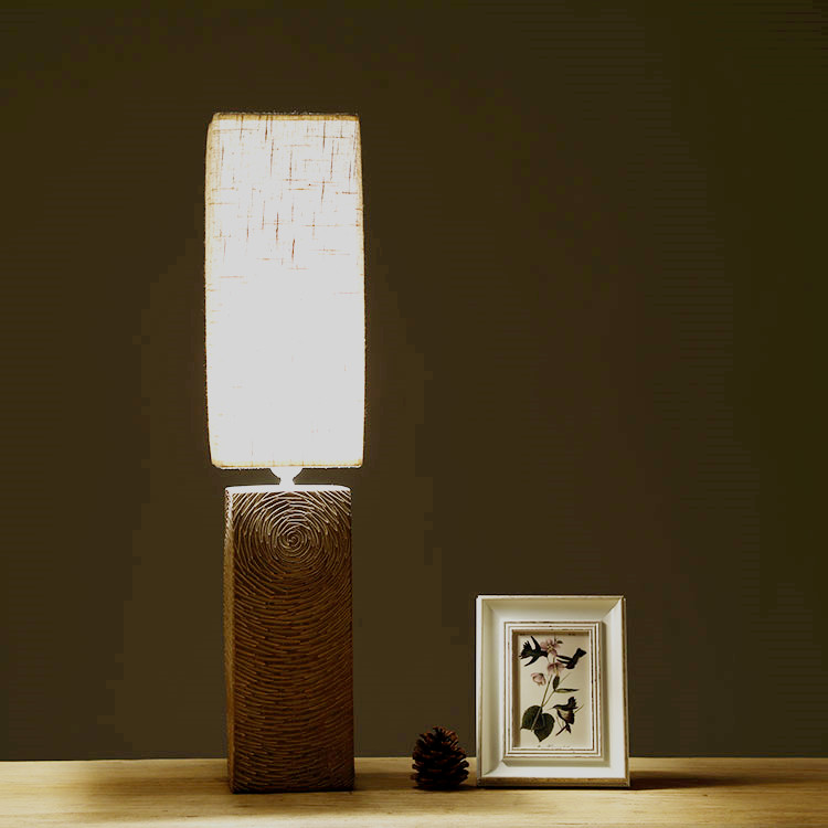 Nordic style bedside reading home decor resin lamp polyresin table lamps for living room