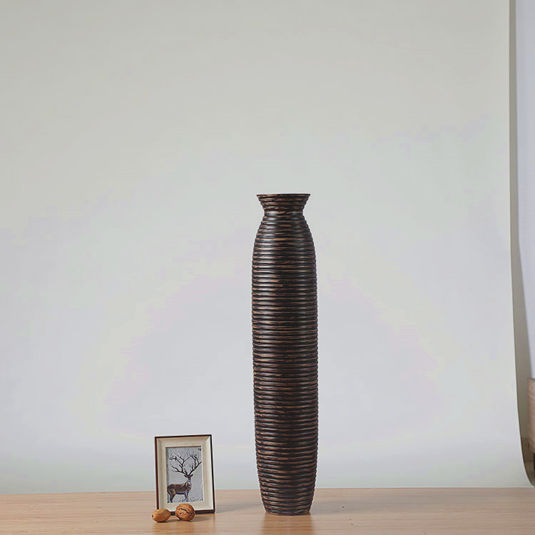 Hot Selling Home Decoration Resin Tall Floor Vase Large