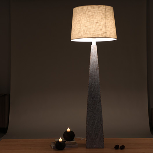 Wholesale modern poly resin nordic floor lamp resin home decoration tall lamp for home decor