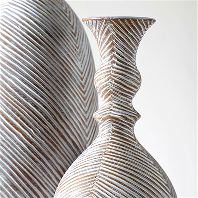 Wholesale Contemporary Home Decorations Vase Resin Table Vases For Living Room