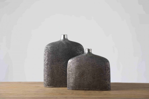 Hot Selling frosted wide Resin Table Vase For Home Decor