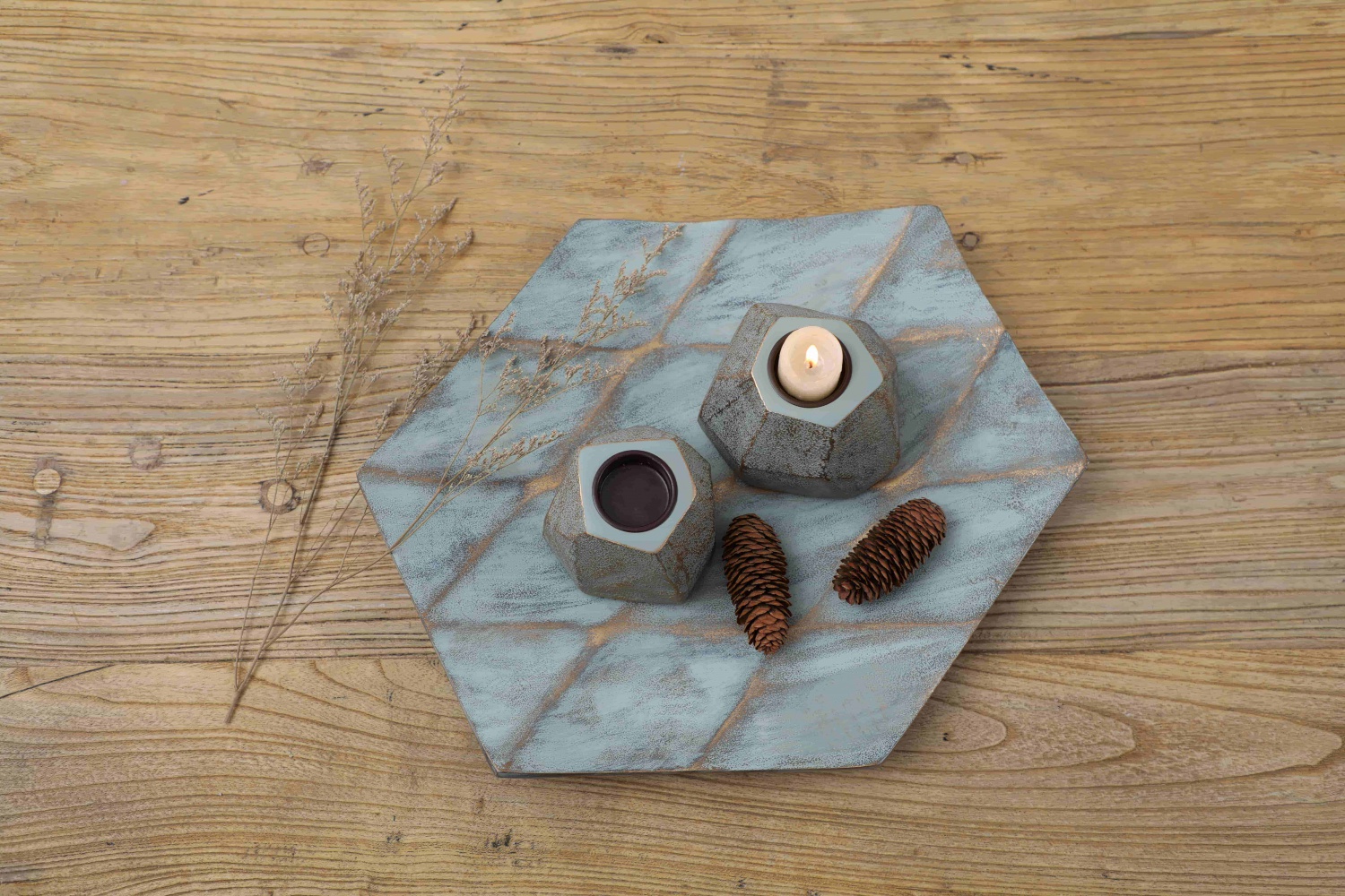 Professional Supplier Unique Favor Wholesale Resin New Home Decor Candle Holder
