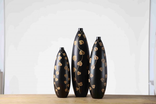 Multiple Shape European Style Polyresin Vintage Flower Vase Home Decor