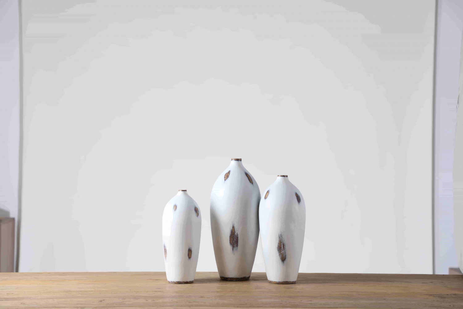 wholesale high end modern decorative white vase for Wedding