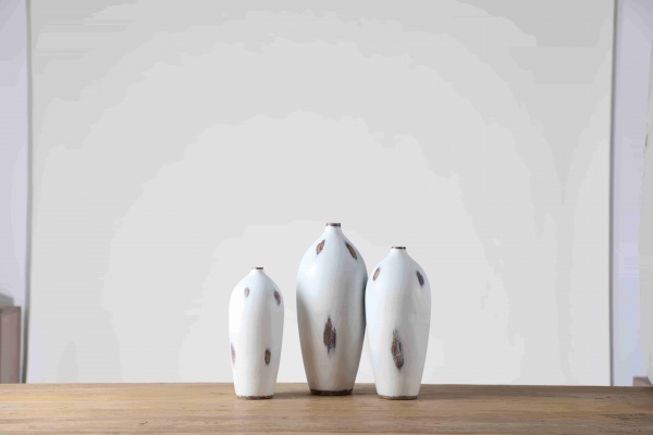 wholesale high end modern decorative white vase for Wedding